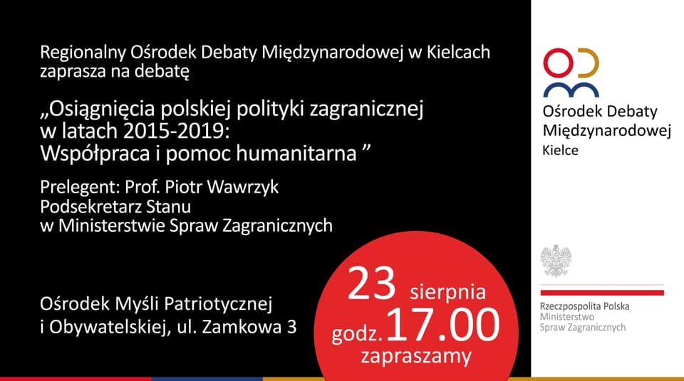 Osiągnięcia polskiej polityki zagranicznej: Pomoc humanitarna