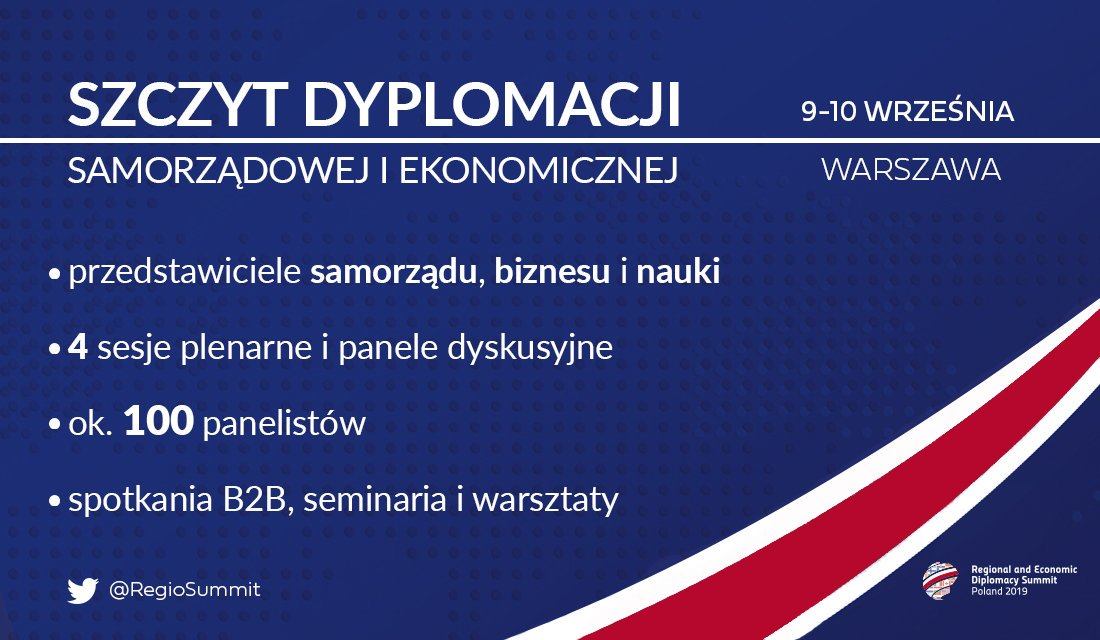 Szczyt Dyplomacji Samorządowej i Ekonomicznej w Warszawie