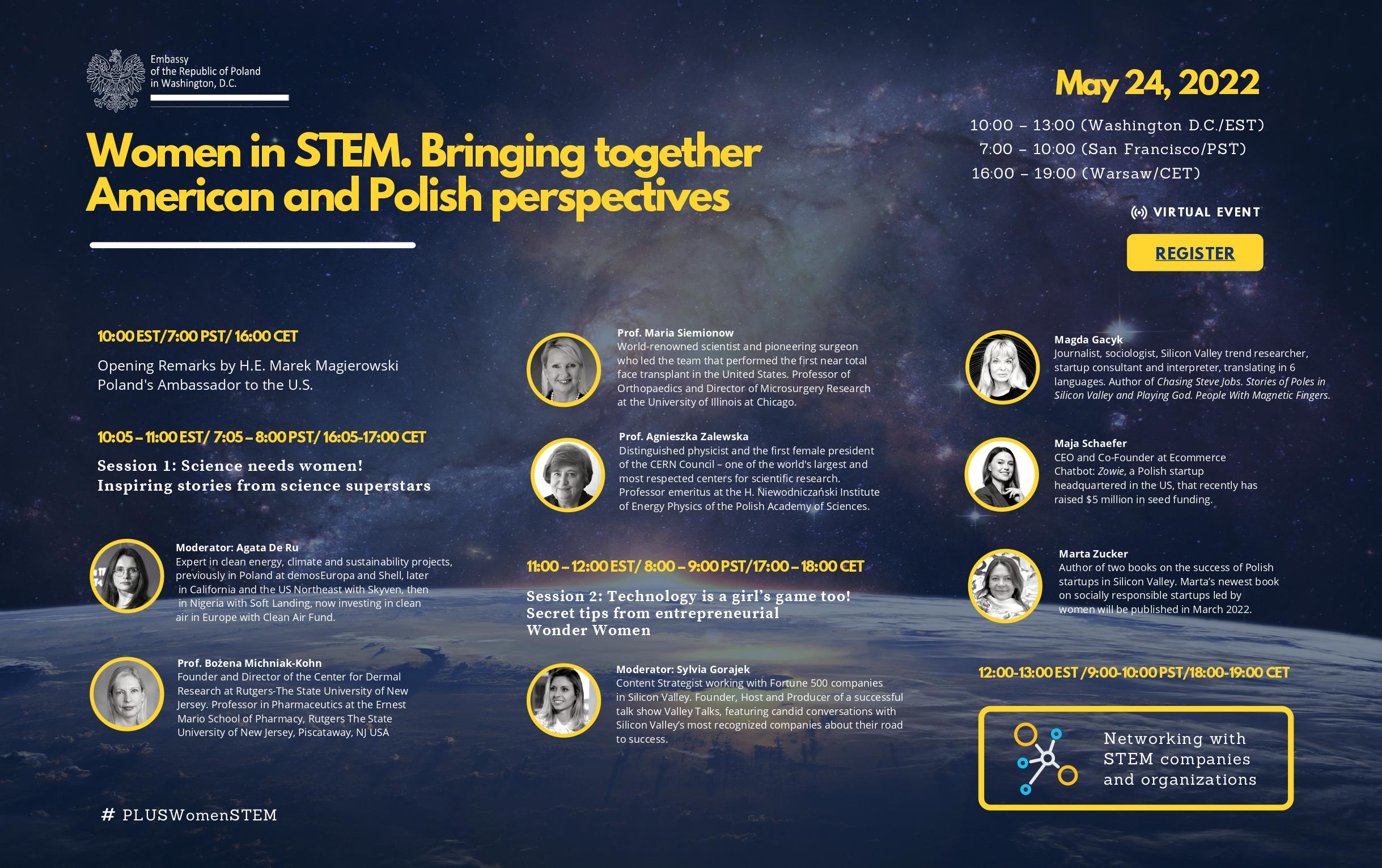 Women in STEM. Bringing together American and Polish perspectives