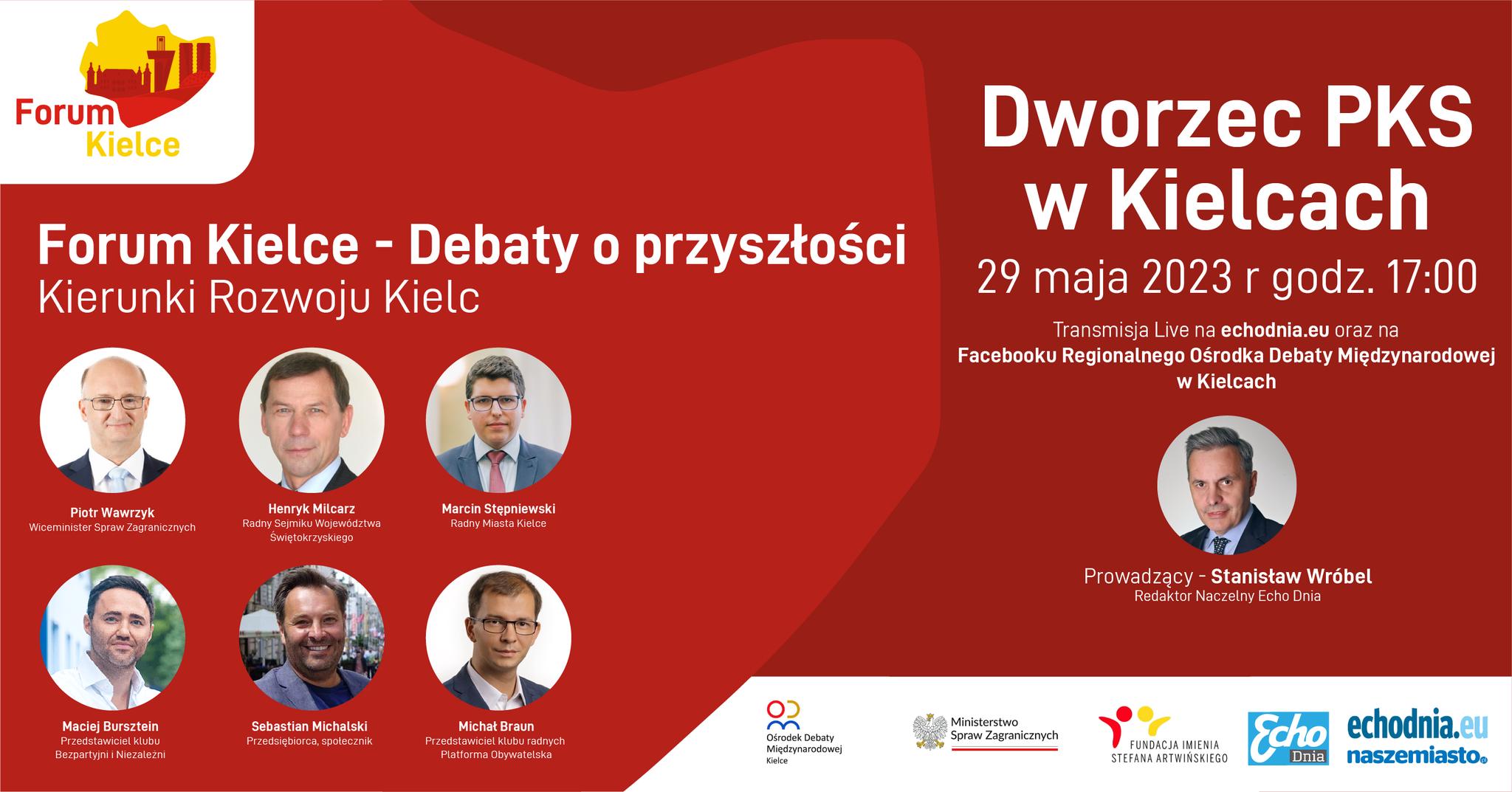 Już wkrótce odbędzie się debata poświęcona przyszłości Kielc