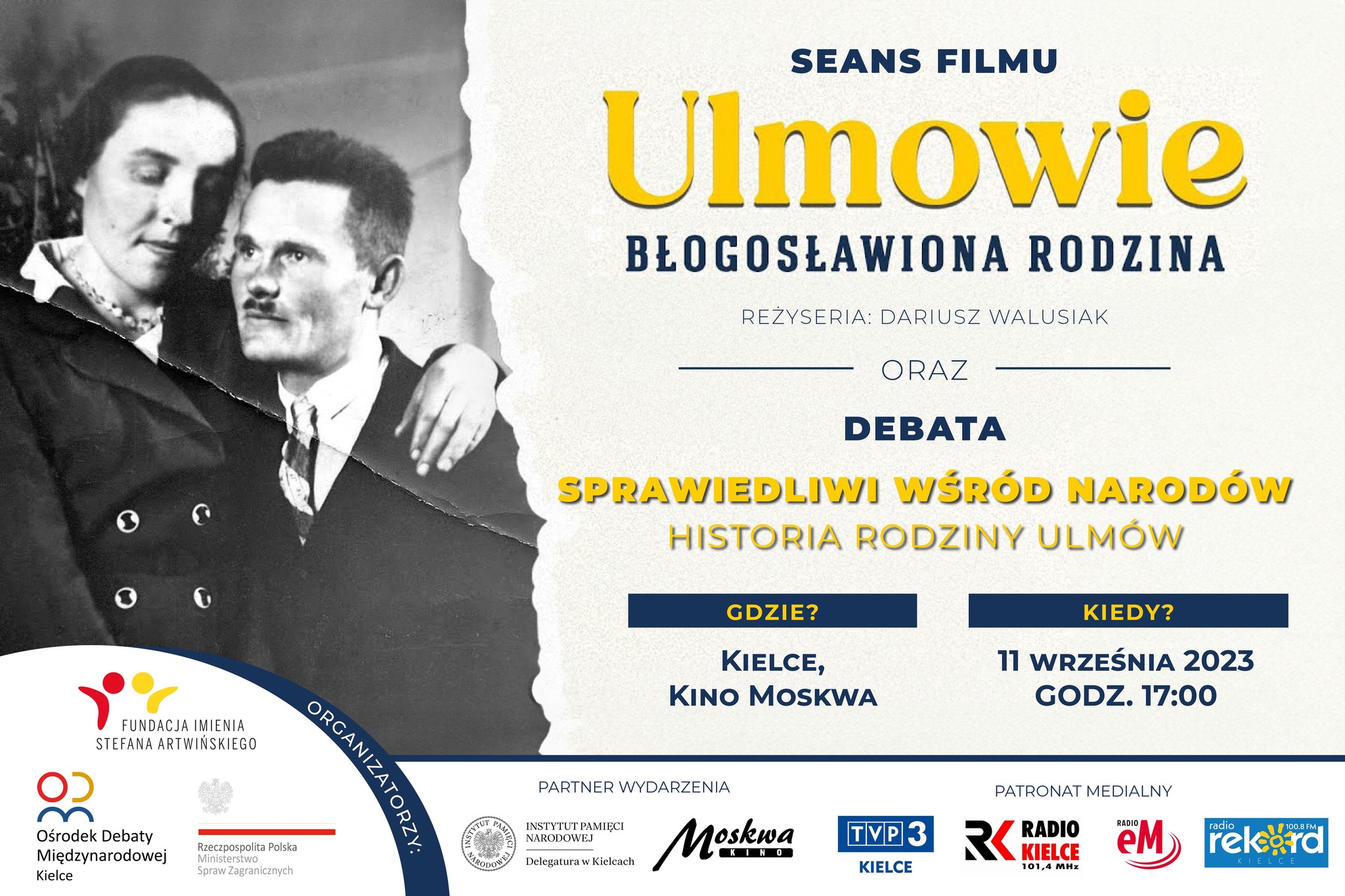 W Kielcach odbędzie się projekcja filmu ,,ULMOWIE. Błogosławiona Rodzina”
