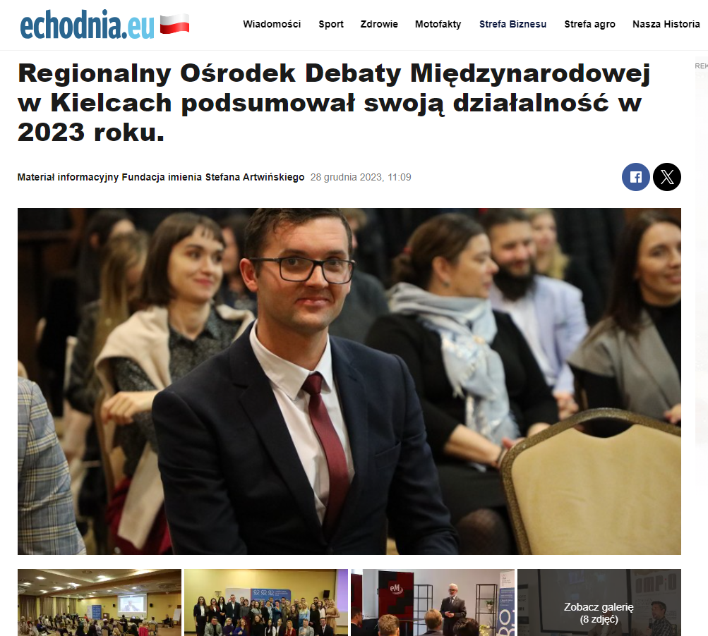 Echo Dnia o RODM Kielce w 2023 roku