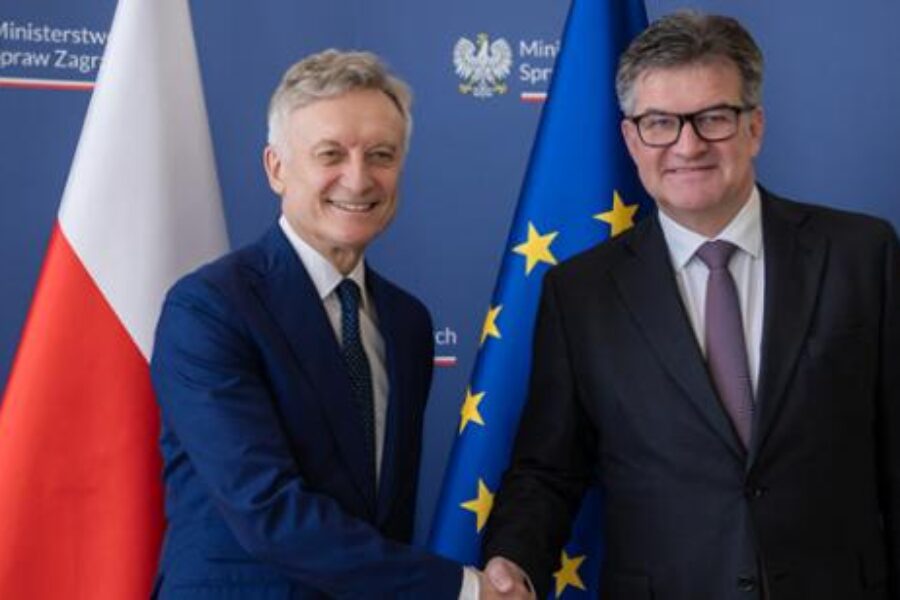 Spotkanie wiceministra Marka Prawdy ze Specjalnym Wysłannikiem UE ds. Dialogu Belgrad-Prisztina Miroslavem Lajčákiem